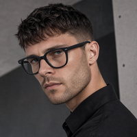Lunettes de lecture rondes en acétate de luxe, fabriquées à la main par des designers italiens, montures de lunettes faites à la main, très vendues pour hommes et femmes