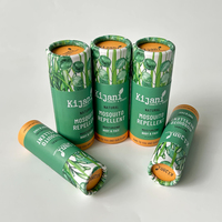 Tube en papier kraft blanc fait main, écologique, recyclé, imprimé en couleur personnalisée, vide, pour produits de beauté solides