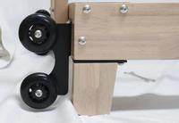 Nouveau design, qualité haut de gamme, lit d'exercice télescopique pour le sol, luxe classique, en bois d'érable, Reformer Pilates réglable