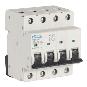 Interruptor Automático Miniatura OEM/ODM para el Hogar TMM1-63 4P 40~63A Curva K 63 Amperios 4 Polos MCB - Product Image 1