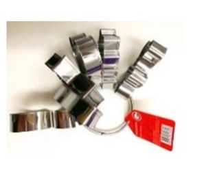 Set di 6 <span class=keywords><strong>Formine</strong></span> <span class=keywords><strong>per</strong></span> <span class=keywords><strong>Biscotti</strong></span> <span class=keywords><strong>Natalizi</strong></span> GC GX-C002S Stampi in Acciaio Inox in 6 Forme Natalizie - Product Image 3