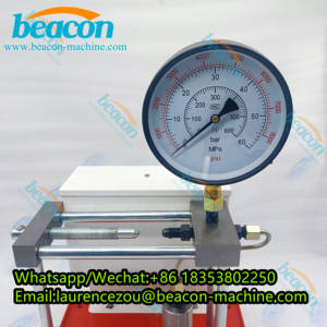Beacon yeni dizel yakıt yüksek basınçlı enjektör meme test cihazı PJ40 0-60Mpa basınç ile - Product Image 5