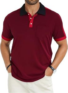 Nhà máy cung cấp giản dị Mens bông/Polyester lỏng phù hợp với Ngắn Tay Áo polo Áo Sơ Mi Thời Trang OEM - Product Image 2