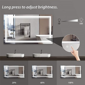 Smart Bathroom Touch Switch Screen <b>Mirror</b> Glass Wifi Washroom Espejo Vanity Led <b>Light</b> <b>Wall</b> Bath <b>Mirror</b> - Product Image 2