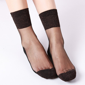 Factory Price Women'S Ice-Feeling <strong>Breathable</strong> <strong>Socks</strong> Ultra-Thin Lace Mesh Lightweight <strong>Breathable</strong> Transparent Mid-Calf <strong>Socks</strong> - Product Image 4