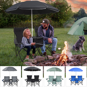 <span class=keywords><strong>Chaise</strong></span> de camping <span class=keywords><strong>pliante</strong></span> portable pour <span class=keywords><strong>adulte</strong></span> avec double parasol, idéale pour la randonnée, le tourisme et la plage, personnalisable en usine - Product Image 2