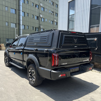 Capot de benne en alliage d'aluminium Guangque 4x4 pour pick-up, modèle QCB17821, noir mat/gris, pour Triton L200 Sichuan