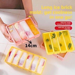 Molde para Cubitos de Hielo Largos, de Silicona de Grado Comercial, Tamaño Grande, para Hacer Cubos de Hielo en Forma de Vaso Collins para Whisky - Product Image 5