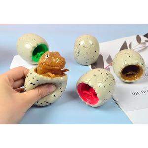 ของเล่นบีบไข่ไดโนเสาร์แบบนิ่ม ทำจากยาง บรรเทาความเครียด สำหรับเด็กอายุ 5 ถึง 7 ปี - Product Image 5