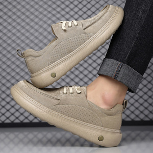<b>Canvas</b> Trendy Shoes <b>Round</b> Toe Slip-On Breathable EVA Outsole Summer Men's Casual Shoes - Product Image 2