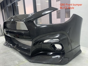 Parachoques Delantero MRD para Infiniti Q50 2014+ Q60 2017+ Fibra de Carbono Completa, Parachoques Delantero Q50 V4, Parachoques Q50 <span class=keywords><strong>GTR</strong></span> - Product Image 4