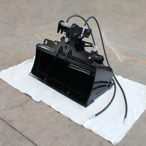 Benna Idraulica Inclinabile per Mini Escavatore 1.5t 2.5t 3.0t, Benna Inclinabile per Fango, Benne per Pulizia di Fossi in Pendenza - Product Image 3