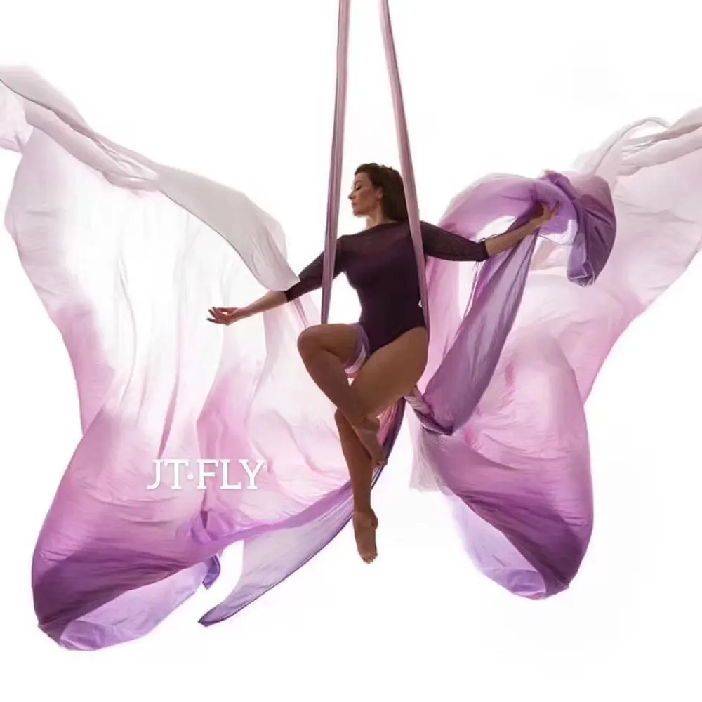 Best Selling Yoga Hammock Nylon 8Mx2.8M Set Aerial Yoga Swing Silk Kit for Indoor Gym Hanging Belt for Women