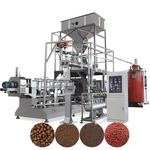 Dry and Wet Floating Fish Pet Food Making Machine Screw Extrusion Machine