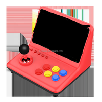 Consola de Juegos Retro Powkiddy A12 de 9 Pulgadas, Consola de Juegos Arcade con Joystick, Simulador de CPU de Cuatro Núcleos, Reproductor de Videojuegos Gb Ps1, Regalo