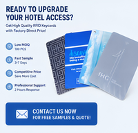 Cartes NFC PVC personnalisées pour contrôle d'accès hôtelier, puce NTAG216, étanches, 13,56 MHz, cartes-clés RFID pour l'hôtellerie