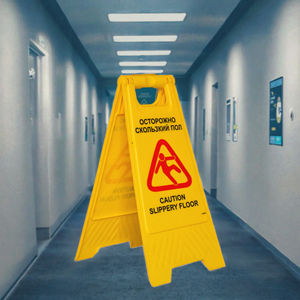 Gran Oferta: Señal de Advertencia de Piso Mojado Personalizada, Amarilla, con Película Reflectante de Alta Intensidad, para Seguridad Vial de <span class=keywords><strong>Cuarto</strong></span> Grado - Product Image 3
