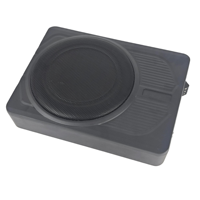 Subwoofer 10 pouces pour voiture, audio actif, fin, sous le siège, 12V, amplificateur intégré, klaxon portable, fabricant OEM, prix d'usine