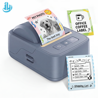 Imprimante d'étiquettes thermiques portable Bluetooth sans encre pour reçus, idéale pour les voyages d'affaires, le bureau et l'impression de factures et de documents en déplacement