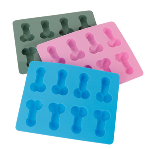 Moules à <span class=keywords><strong>chocolat</strong></span> en silicone certifié pour bonbons en forme de pénis Rocect à 8 cavités, bacs à glaçons, moules à desserts - Product Image 1