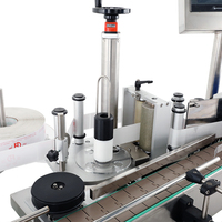 Équipement d'étiquetage intelligent de conception OEM d'usine, machine d'étiquetage automatique verticale entièrement automatique pour bouteilles rondes, étiquetage latéral
