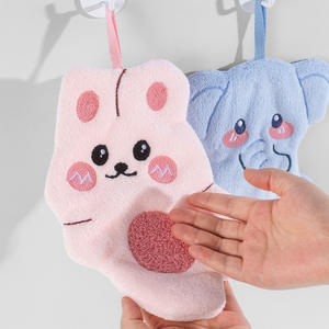 <span class=keywords><strong>Toalla</strong></span> de Mano <span class=keywords><strong>Infantil</strong></span> con Estampado Animal, Ecológica, para Colgar en el Baño, Venta al por Mayor - Product Image 2