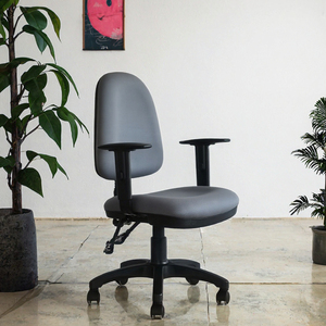 Dual Function Ergonomic Bedroom <b>Office</b> <b>Swivel</b> <b>Chair</b> with Comfortable -Reclining Fabric Art Lift Modern Design for Staff Study - Product Image 3