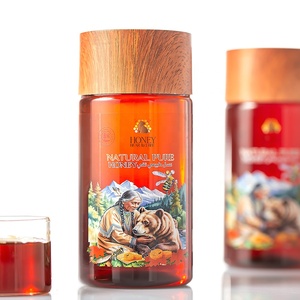 400ml 500ml 608ml nhựa bao bì thực phẩm chai Nut container rỗng đậu xanh hạt mè lưu trữ lọ với hạt gỗ nắp - Product Image 4