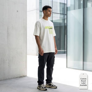 T-Shirt Oversize di Alta Qualità con Stampa Puff e Ricamo, <span class=keywords><strong>Abbigliamento</strong></span> Streetwear Vintage Personalizzato <span class=keywords><strong>per</strong></span> Grossisti di <span class=keywords><strong>Abbigliamento</strong></span> <span class=keywords><strong>Hip</strong></span> <span class=keywords><strong>Hop</strong></span> - Product Image 2