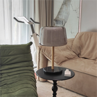 Lampe de chevet de chambre à coucher de luxe minimaliste nordique, décoration moderne, salon, canapé, coin, verre créatif, lampe de table