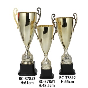 Offre Spéciale – Grand Trophée Doré en Métal, Coupe Personnalisée pour Vainqueurs, Médailles Sportives, Souvenir, Trophée de Football – Vente en Gros - Product Image 4