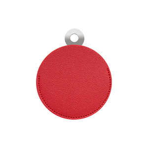 Specchietti Compatto per il Trucco in Pelle PU, Regalo in Vari Colori: Giallo Limone, Rosa Ciliegio, Grigio Tenue - Product Image 3