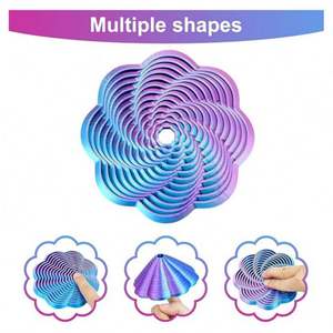 TOYSRUNNER Innovador Juguete Antiestrés en Forma de Cono Espiral, Impreso en 3D con PLA Premium, Herramientas Sensoriales para Adolescentes y Adultos, Alivio del Estrés, EDC - Product Image 5