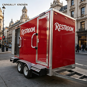 Baño Móvil de Lujo Totalmente Equipado, Remolque de Baño Portátil y Duradero con VIN DOT para Eventos - Product Image 3