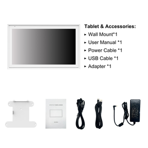 Digital Electronic Wall Calendar Touch Screen 27 Inch Android 14 FHD Event Management Chore Chart <b>Clock</b> Photo Frame Display FA27 - Product Image 6