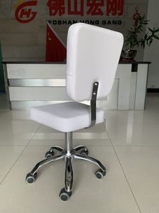 Modern Luxury Pedicure Barber Chair in White Customizable Color Small Spa <b>Stool</b> Plastic Saddle Chair for Salons - Product Image 5