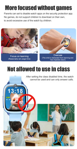Montre intelligente avec appels téléphoniques bidirectionnels, bouton SOS 4G, bouton d'urgence, longue distance de suivi, étanche, montre de positionnement avec emplacement pour carte <span class=keywords><strong>SIM</strong></span> - Product Image 3