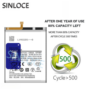 SINLOCE, venta al por mayor, producción de alta calidad, fábrica de baterías para teléfonos móviles para <span class=keywords><strong>Samsung</strong></span> Galaxy <span class=keywords><strong>M51</strong></span> M62 F62 M515, 2017 - Product Image 2
