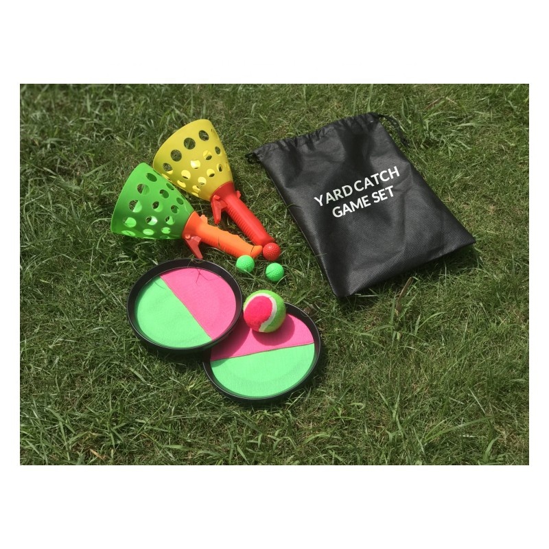 2 In 1 GAME SET For TOSS And CATCH BALLS & POP And CATCH LAUNCHER BASKET For FUN