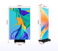 Écran LED vidéo pliable P1.25 pour intérieur, HDR10+, garantie 3 ans, montage sur pied, haute luminosité 600cd, profondeur de couleur 16 bits