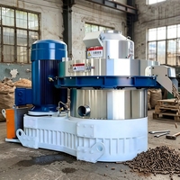 Mesin penggilingan pelet kayu cincin profesional 220V peralatan pelletisasi kayu Harga Bagus Untuk batang katun rumput jerami