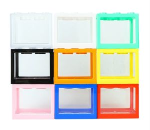 Usmilepet Bestseller Plastic Mini Goudvis Tank Transparante Desktop <span class=keywords><strong>Aquarium</strong></span> Bouwstenen Voor Creatief Landschap - Product Image 2