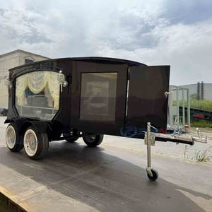 Cercueil mobile funéraire noir sur mesure de haute qualité, le plus populaire en usine, à vendre - Product Image 3