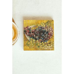 Posavasos de Piedra Individual de la Serie Vincent Van Gogh, Diseño Cuadrado 146, para Regalo Empresarial o Promocional - Product Image 1