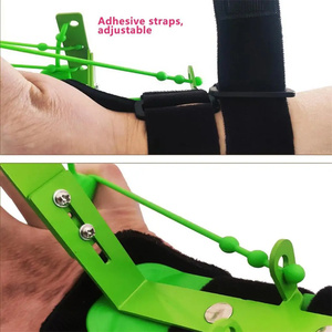 Pelatih tangan silikon penguat lengan bawah untuk kekuatan penarik pergelangan tangan pelatih latihan rehabilitasi 5 jari - Product Image 6