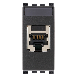 Panduit Cat5e FTP <b>RJ45</b> <b>Socket</b> Gray 6 In Length 5.3 In Height - Product Image 1