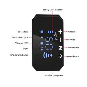 स्मार्ट वायरलेस प्लास्टिक डॉग ट्रेनर कॉलर आउटडोर उपयोग के लिए जीपीएस लोकेटर वाटरप्रूफ डिजाइन के साथ स्मार्ट वायरलेस प्लास्टिक डॉग ट्रेनर कॉलर - Product Image 3