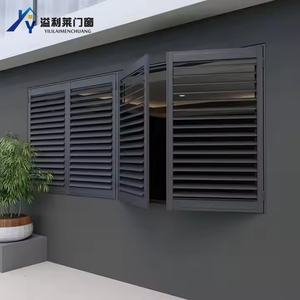 ستائر أمان داخلية من سبائك الألومنيوم رائجة البيع، ستائر نوافذ عمودية، شرائح فولاذية للاستخدام في المستودعات، مباشرة من الصين - Product Image 4