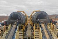Granulateur rotatif à tambour pour minerai d'or LU DONG, capacité 10t/h-1200t/h, économie d'énergie, valorisation des minerais, lixiviation en grappe, 380V 1