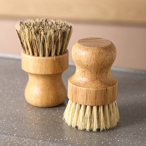 Natural <b>Bamboo</b> Dish <b>Brush</b> Household Cleaning Tool Kitchen Cleaning <b>Brush</b> for Pot Pan Dish Scrubber Wooden Dish Washing <b>Brush</b> - Product Image 4